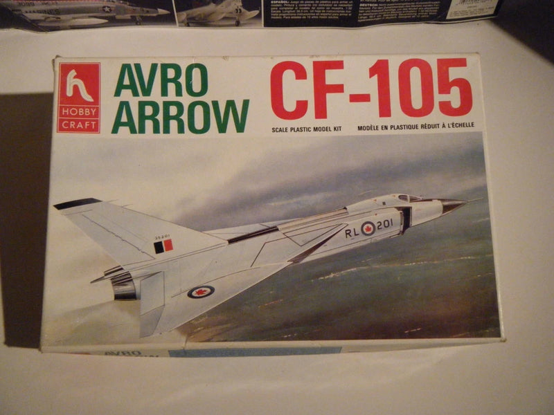 SEALED CLASSIC 1986 HOBBYCRAFT 1/72 1957 CDN AVRO CF-105 ARROW Exp. SS Fighter