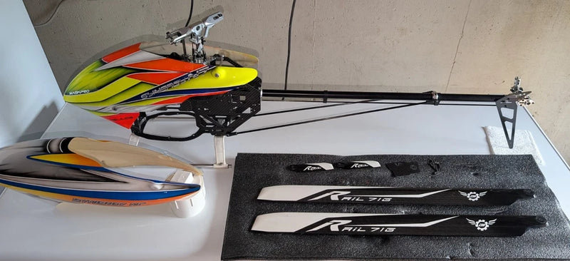 Synergy N7 Blackout Mods Rc Gas Helicopter Conversion