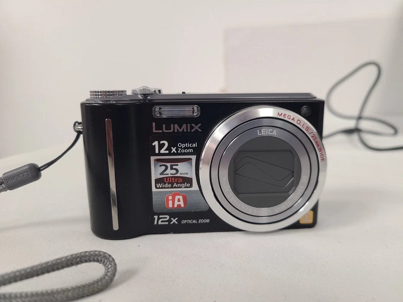 Panasonic Lumix DMC-TZ6 10.1MP Compact Digital Camera Black - Tested