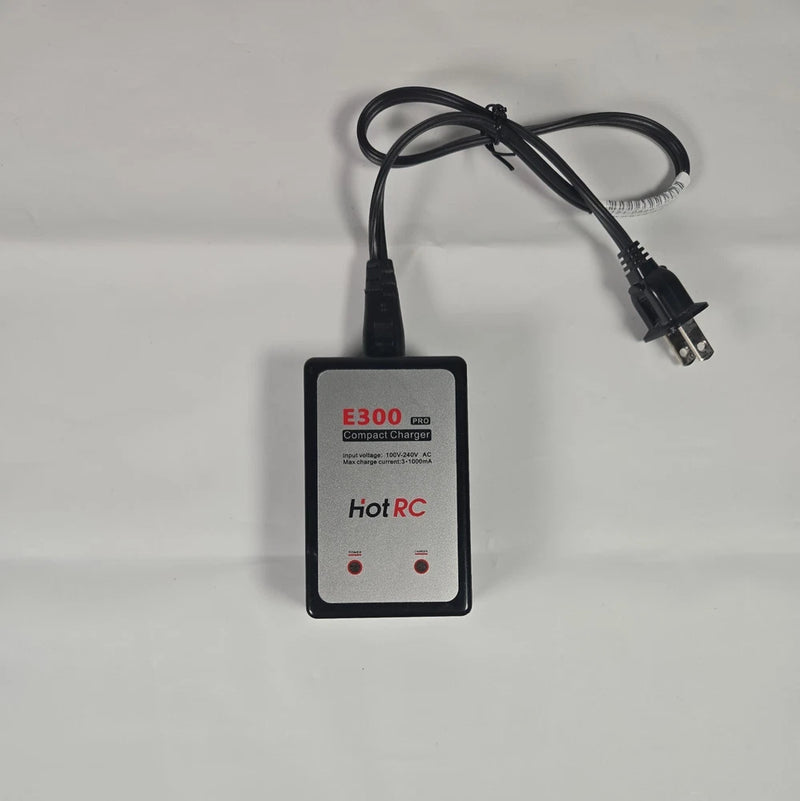 Hot RC E300 Pro Compact Balance Charger for 2S-3S LiPo RC Batteries 7.4V - 11.1V Battery
