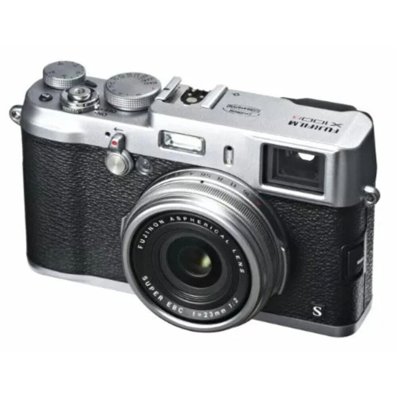 FUJIFILM Fuji X100S Digital Camera 16.3MP Compact with Accessories Silver