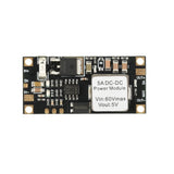 DC-DC buck step-down power module PCB, 5A rating, Vin 60V max, 5V output