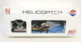 Boxed electric 3D RC helicopter with sealed package, model 9051