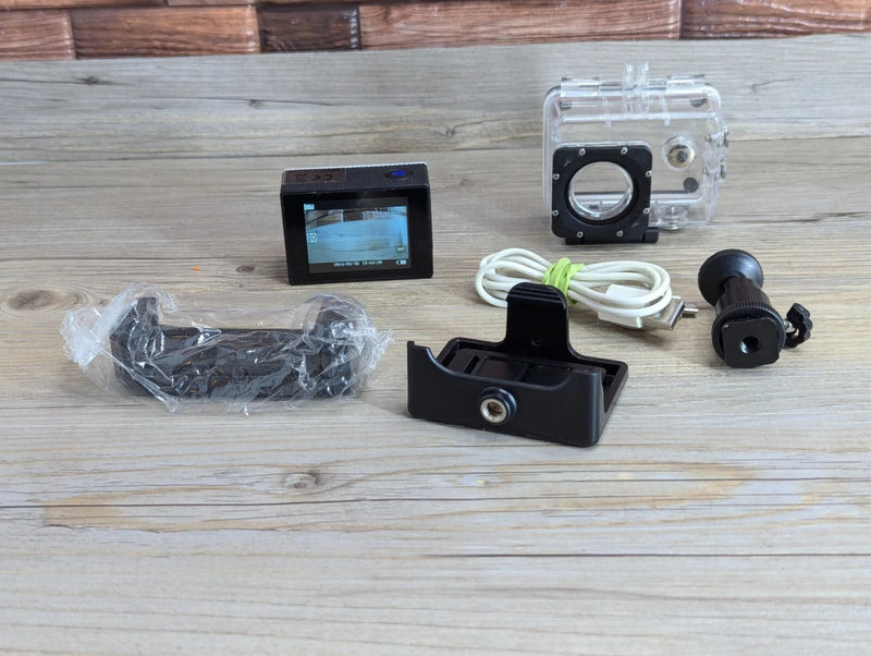 Wifi HD 1080P Mini Sports Action White Camera With Case and Accessories