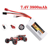 1pc 7.4V 3800mAh 20C Lipo Battery For BAJA 5B/5T/5SC Car Model Gasoline Receiver