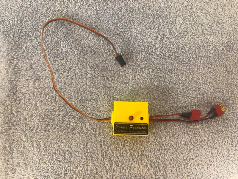 EMS Jomar Products Opto-Isolated E-Switch W/ JR and Deans Connectors Battery