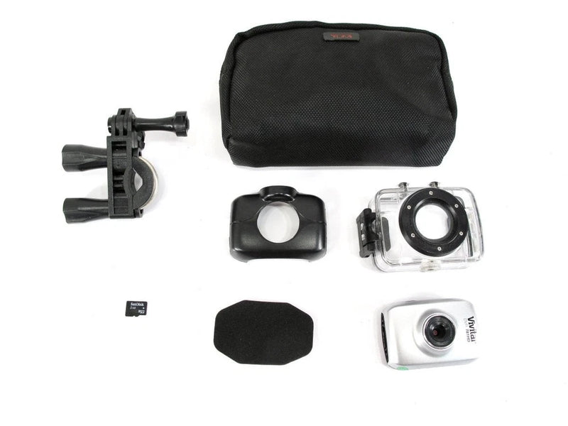 Vivitar DVR 781HD Waterproof HD Action Video Camera with Memory Card