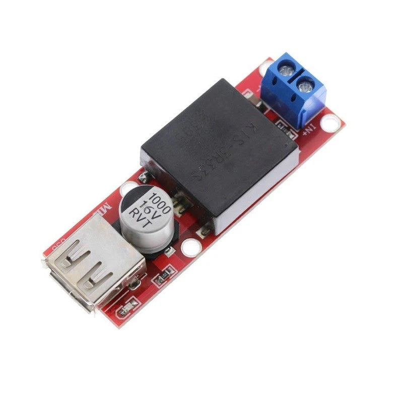1 PCS 5V USB Output Converter DC 7V-24V To 5V 3A Step-Down Buck KIS3R33S Module