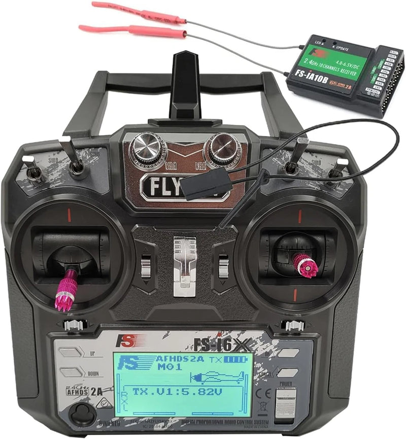 10-Channel RC Transmitter & Receiver 2.4GHz AFHDS2A for FPV Drone Quadrotor RC