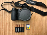 FUJIFILM FinePix S2980 S Series 14.0 MP Digital Camera w/2gb Card Tested Working