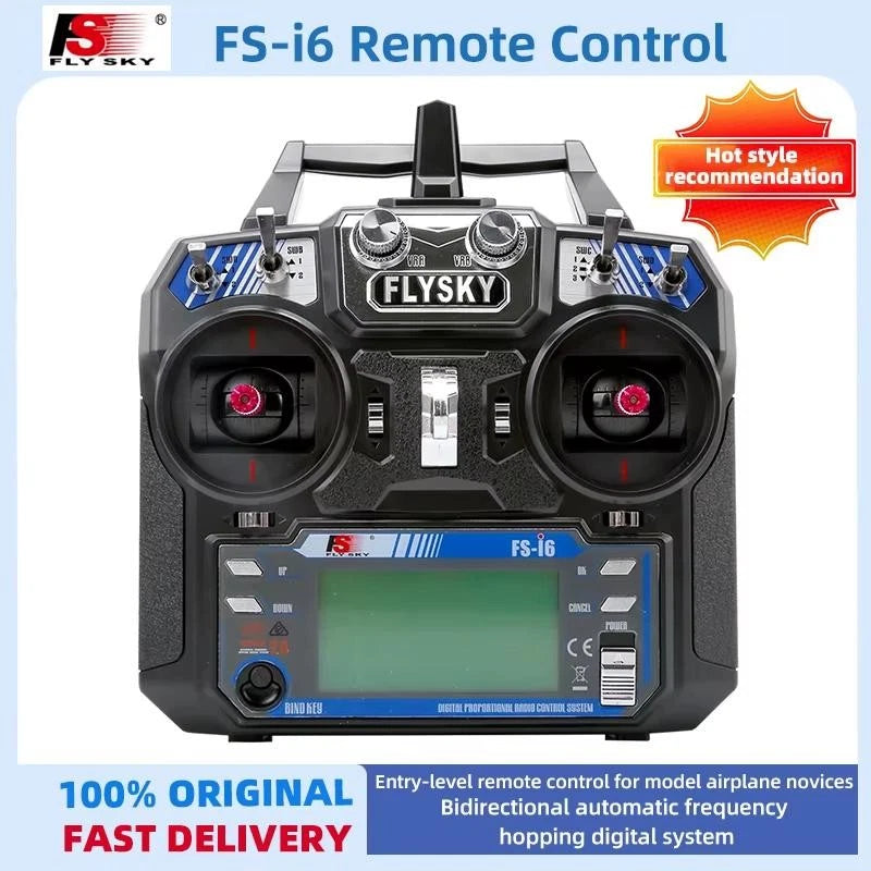 Flysky Fs-i6 2.4g 6ch Rc Transmitter with Fs-ia6 or Ia6b Receiver Drone