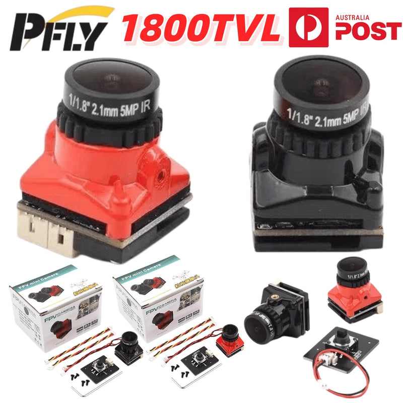 PFLY FPV Camera 1800TVL 5-30V NTSC PAL OSD Internal For RC FPV Racing Drone DIY