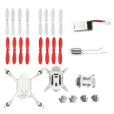 Hubsan X4 H107D Drone Ultimate Value Crash Pack H107D-A07 Battery Motors Blades