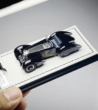 ZD GFCC 1:64 HEC Black 1930 SSK Classic Vintage Model Diecast Metal Car BN