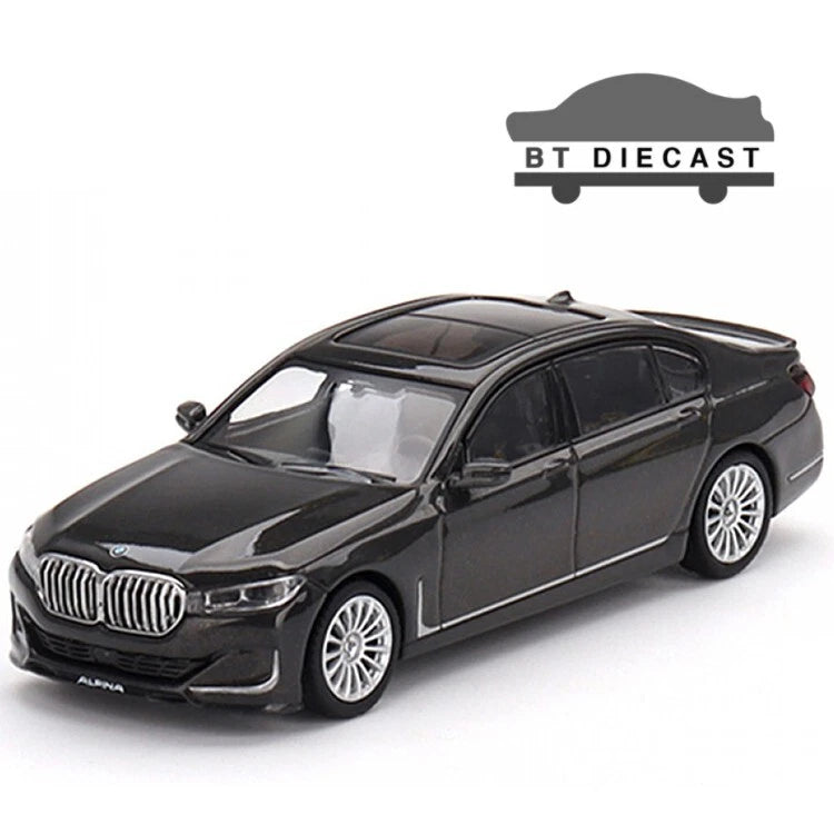 MINI GT BMW ALPINA B7 xDRIVE 1/64 DIECAST DRAVIT GREY METALLIC MGT00619