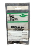 NTE74LS00 IC TTL Lo Pwr Schottky Quad 2-Input Pos NAND Gate DIP14 ECG74LS00