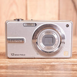 Faulty Panasonic Lumix F3 Compact Camera - Untested + Damaged LCD Screen