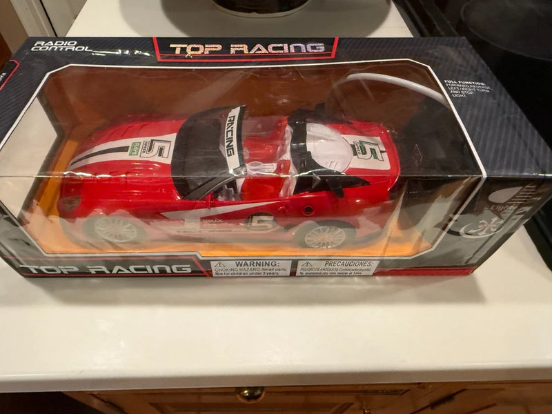 NEW Top Racing Radio Control Full Function Red Convertible 5 Speed Car Ages 3+ Converter