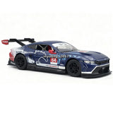 1/24 Ford Mustang GT3 Model Car Diecast Toy Cars Toys for Boys Kids Gifts Blue