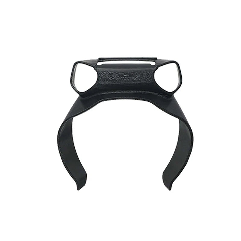 Black plastic gimbal bumper lens guard protector with side cutouts