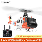 YUXIANG F07S 9CH 2.4G GPS Optical Flow FPV Camera Positioning RC RTF Helicopters