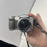 Panasonic Lumix DMC-FZ7 Digital Camera Silver. No Charger. Read