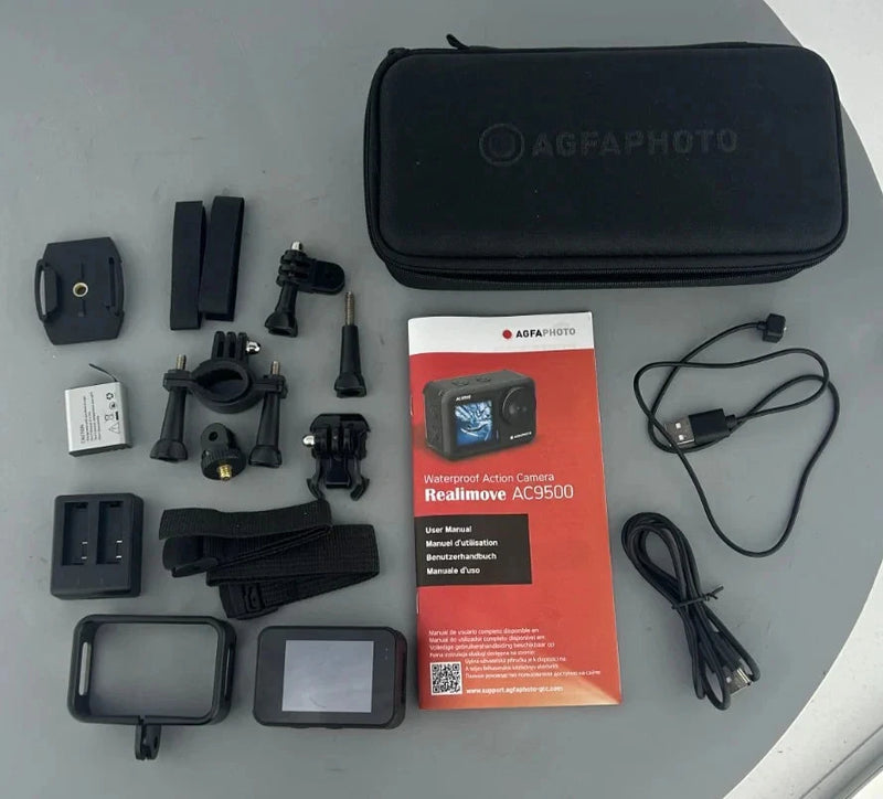 (Pa2) AGFA Realimove AC9500 Waterproof Action Camera - 4K Ultra HD