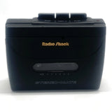 Radio Shack Cassette Walkman Portable Model 14-1065 TESTED No Battery Cover Battery
