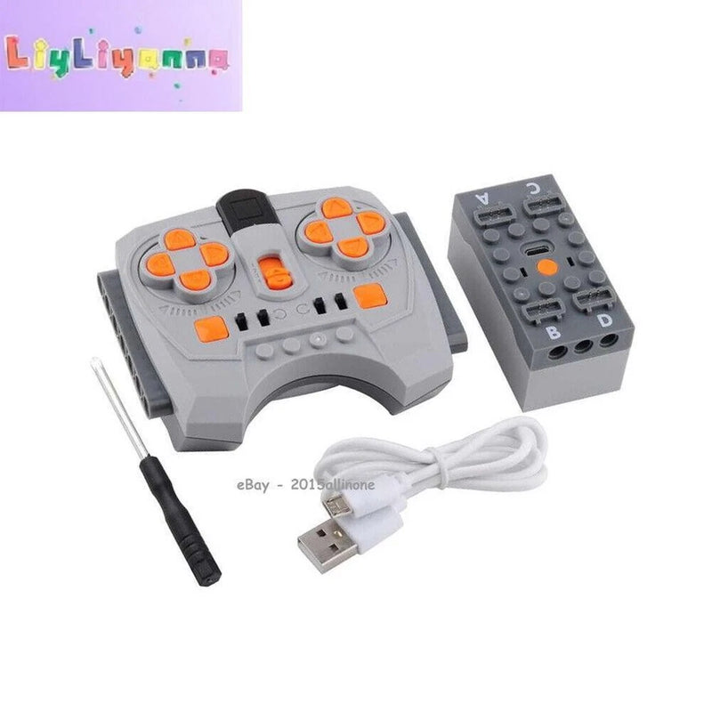 8-Channel APP Remote Control Kit, Rechargeable Battery Case for MOC Models Battery