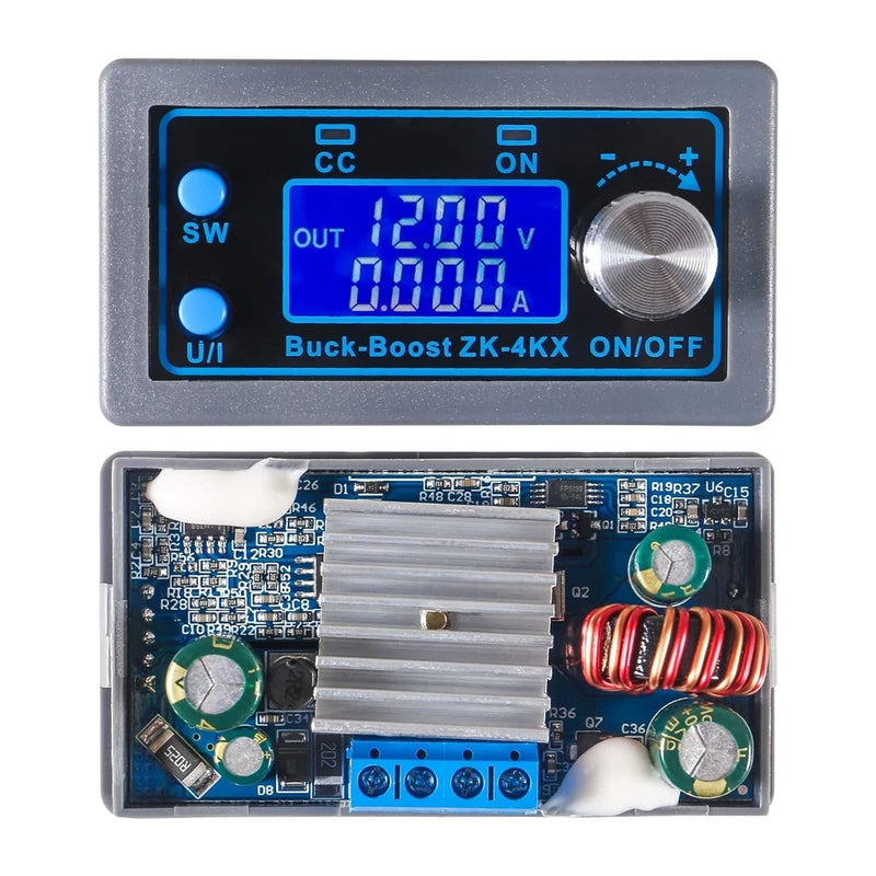 2PCS DC Adjustable Step Up Down Buck Boost Power Supply Voltage Regulator LCD