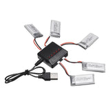Battery Charger LiPo 3.7V MX2.0 5CH Drone Airplane with Overcharge Protection AU