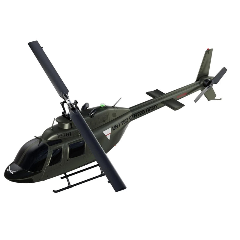 Ultra-high Simulated RC Helicopter - 27:1 Scale Model Collectable Remote Cont...