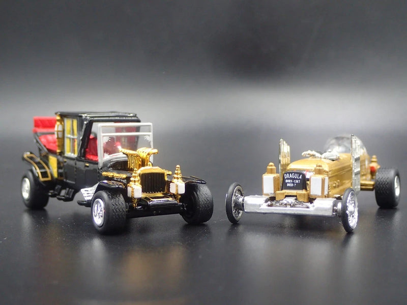 THE MUNSTERS KOACH & DRAGULA BARRIS LEGACY SET RARE 1:64 SCALE DIECAST MODEL CAR