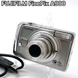 FUJIFILM FinePix A900 Silver Digital Camera Compact Used Condition