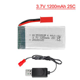 3.7V 1200mAh 25C Lipo Battery For Syma X5SW X5SC X5C JJRC H5P RC Drone Quadcopte