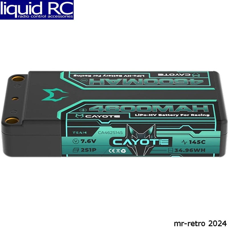 Cayote CYE462S145 2s 145c Lcg Shorty Lihv Battery (7.6v/4600mah)