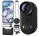 YI 4K Action Camera 4K Wi-Fi Waterproof Portable Audio Video Recording Black