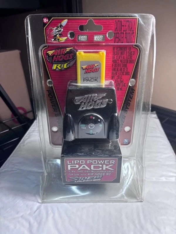 Air Hogs Storm Launcher LiPo Power Pack 7.4V 740mAh Battery & Charger NIB Battery
