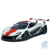 1:32 McLaren P1 GTR Model Car Alloy Diecast Toy Vehicle Collection Gift White Battery