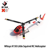 Wltoys K150 Little Squirrel RC Helicopter AS350 4CH Brushless Model Fow RC Plane