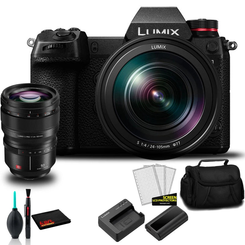 Panasonic Lumix DC-S1 Full-Frame Mirrorless Digital Camera with 24-105mm