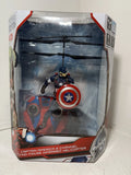 Captain America 2-channel IR helicopter toy with figure, in retail box