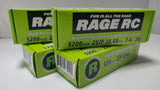 4x Rage RC LP52002S35T 5200mAh 2S 7.4V 35C Hard Case LiPo Battery XT60 Connect Battery
