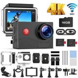 Campark UHD 4K Native Action Camera Video Sports Camera Waterproof Anti-shaking