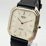 Brand new Battery/80s Model SEIKO Dolce 6020 5930 Men's Wristwatch Battery