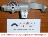 1959 1960 1961 1962 CORVETTE GAUGE FACES for 1/25 AMT kits¡ªPLS READ DESCRIPTION