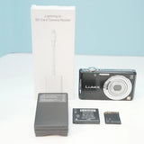 Panasonic LUMIX DMC-FH5 16MP Compact Camera with Adapter From Japan