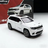 Smallcar 1/64 Scale Jeep Grand Cherokee White Diecast Car Model Toy gift