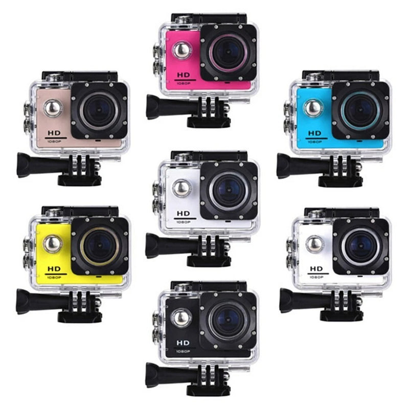 Outdoor Mini Sport Action Camera Ultra 30M 1080P Underwater Waterproof Helmet