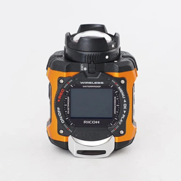 RICOH WG-M1 Waterproof Action Camera Orange Compact From Japan